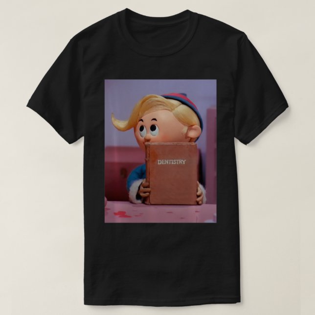 Retro Christmas Dentist Hermey the Elf T-Shirt (Design vorne)