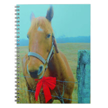 retro Christmas Horse