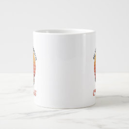 Retro Christmas Jumbo-Tasse