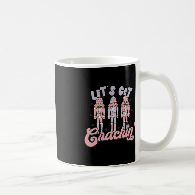 Retro Christmas Lasse Crackin Nutcrackers Vinta Kaffeetasse (Rechts)