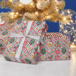Retro Christmas Niedlich Groovy Baby Kids Geschenkpapier<br><div class="desc">Retro Christmas Niedlich Groovy Baby Kids Wrapping Paper</div>