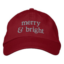 Retro Christmas Pink Red Merry Bright Custom Chic
