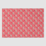 Retro Christmas Rocking Horcking Tissue Seidenpapier<br><div class="desc">Weihnachten</div>