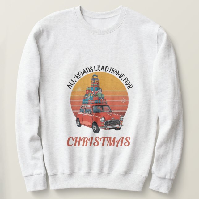 Retro Christmas Sweatshirt (Design vorne)