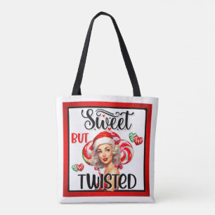 Retro Christmas Sweet n Twisted Pinup Tasche