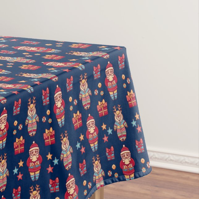 Retro Christmas Tischdecke (Beispiel)