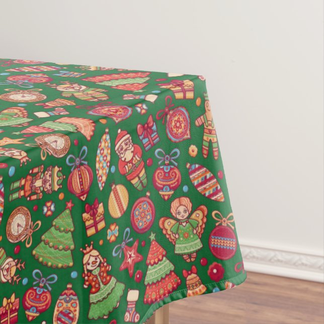 Retro Christmas Tischdecke (Beispiel)