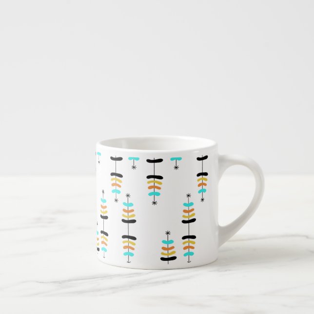 Retro Christmas Tree Espresso Cup Espressotasse (Rechts)