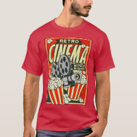 Retro CINEMA: Kinoabend T - Shirt