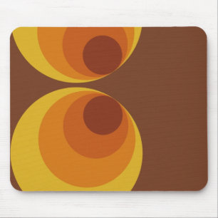 Retro Circles Mauspad