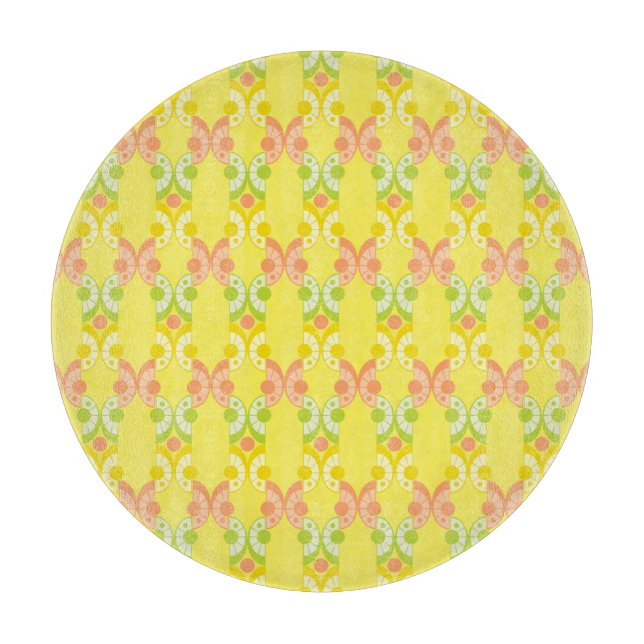 Retro Citrus Glass Cutting Board (5 Stile) Schneidebrett (Vorderseite)