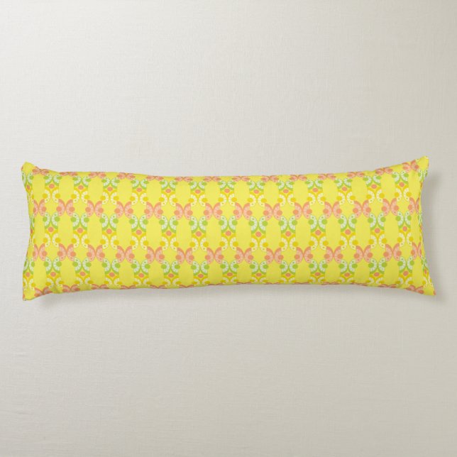 Retro Citrus Kissen (Rückseite)