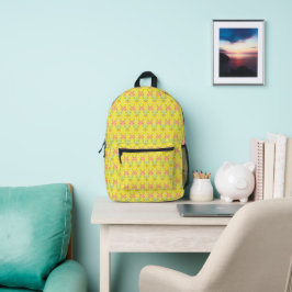 Retro Citrus Multimedia-Rucksack Bedruckter Rucksack