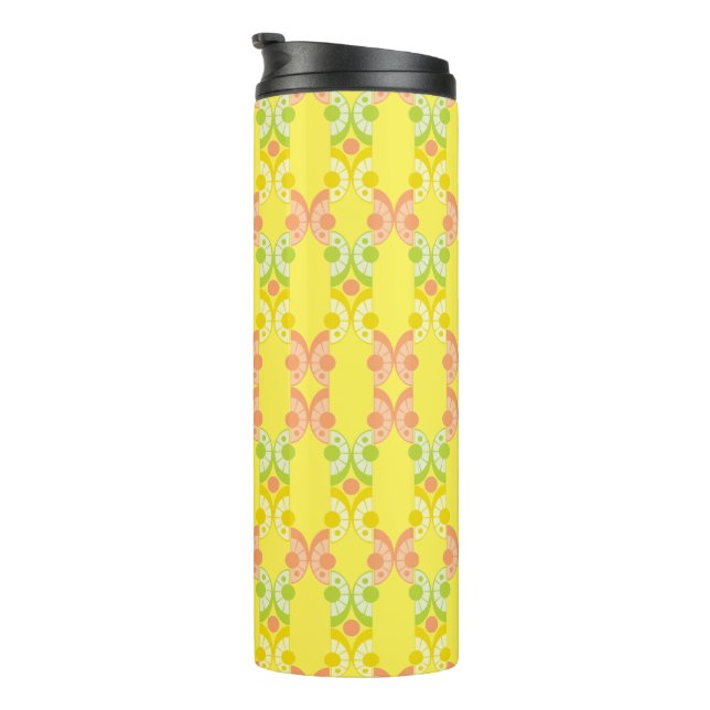 Retro Citrus Thermal Travel Tumbler Thermosbecher (Nach rechts gedreht)