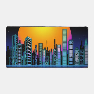 Retro City-1 Gaming-Mousepad Schreibtischunterlage
