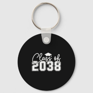 Retro Cl von 2038 wächst mit meinem Kindergartensc Schlüsselanhänger