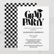 Retro Class of Congrats Graduation Black 
