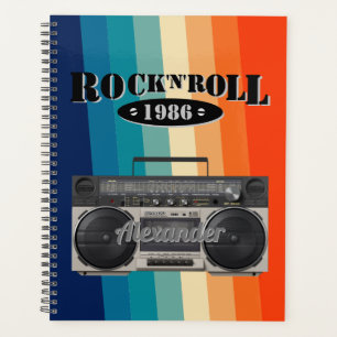 Retro Classic Boom Box Rock'n'Roll Musik Vintag Planer