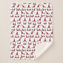Retro Classic Elf Gnomes Weihnachtsfeiertag Sherpadecke