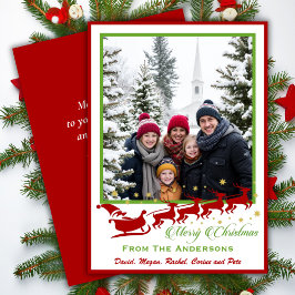 Retro Classic Mid Century Custom Foto Weihnachten