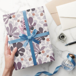 Retro Classic Vines & Blume Geschenkpapier