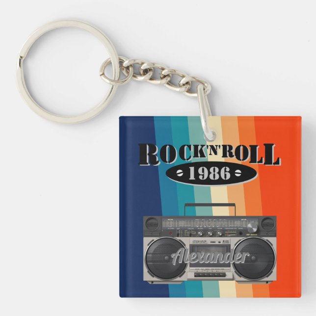 Retro classique boite à boum rock n roll musique v (Devant)