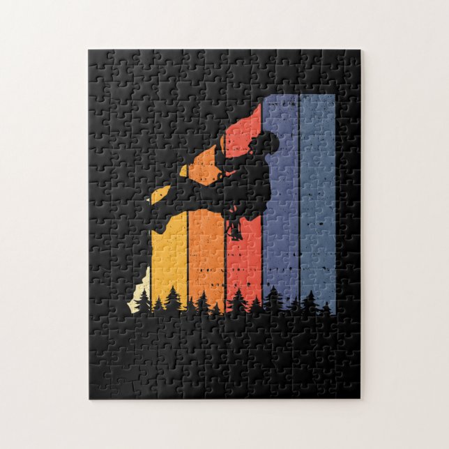 Retro Climbing Bouldering Rock Climbing (Vertikal)