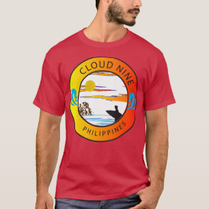 Retro Cloud Nine Philippines surfen T-Shirt