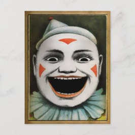 Retro Clown Postkarte
