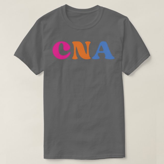 Retro CNA Krankenpfleger mit Stethoskop schwarz t T-Shirt (Design vorne)