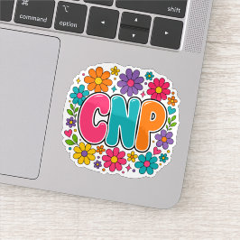 Retro CNP Krankenpfleger Aufkleber