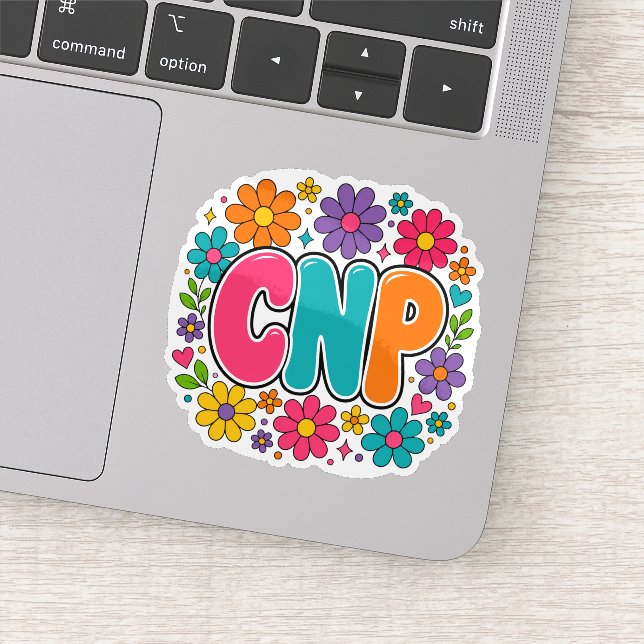 Retro CNP Krankenpfleger  Aufkleber (Detail)