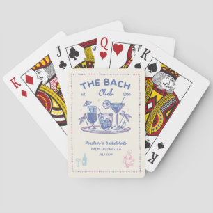 Retro Cocktail Junggeselinnen-Abschied Kartenspiel Spielkarten