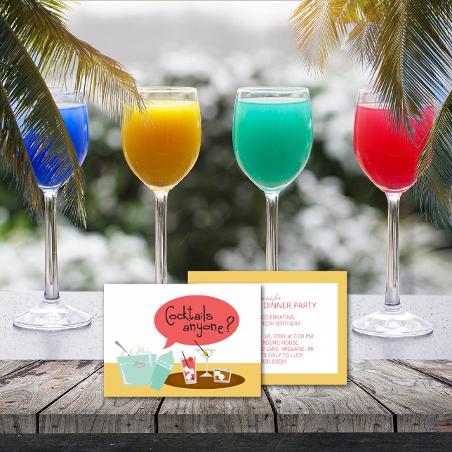 Retro-Cocktail-Party Einladungen (Von Creator hochgeladen)