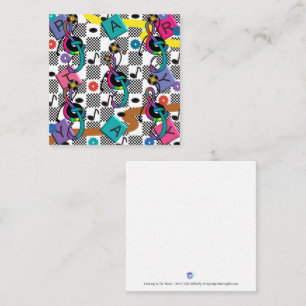 Retro Cocktail Serviette Paper Teller Mitteilungskarte