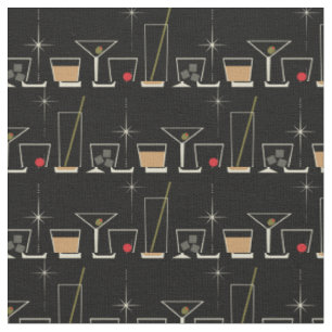 Retro-Cocktailglas Niedlichen Vintagen Mod der 50e Stoff