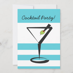 Retro-Cocktailparty-Einladung Einladung