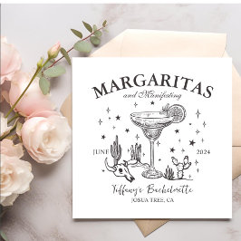 Retro Cocktails Junggeselinnen-Abschied Serviette