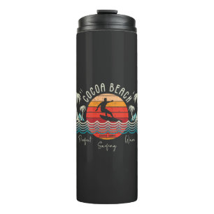 Retro Cocoa Beach Thermosbecher
