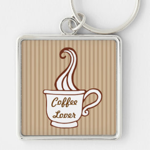 Retro Coffee Lover Schlüsselanhänger