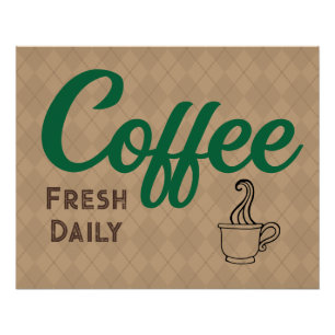 Retro Coffee Poster