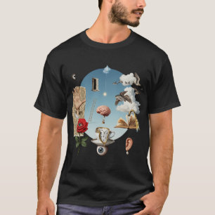 Retro-Collage-Surrealismus-Ästhetik-Vintage-Art-T- T-Shirt