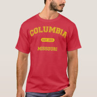 Retro CollegeStyle Columbia Missouri 1821 1