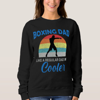 Retro Coller Boxing Vater für Happ Boxing Day Zeit Sweatshirt