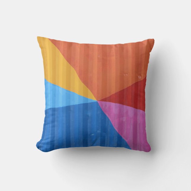 Retro Color Mid Century Modernes Kissen (Vorderseite)