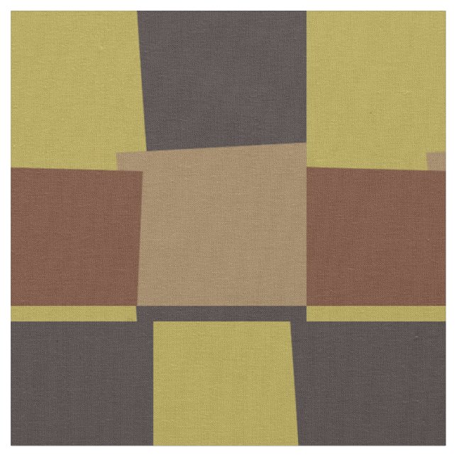 Retro Color Modern Geometric Muster #6 Stoff (Nahaufnahme)