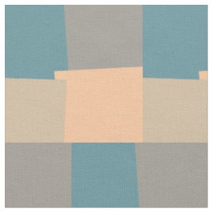 Retro Color Modernes geometrisches Muster Stoff