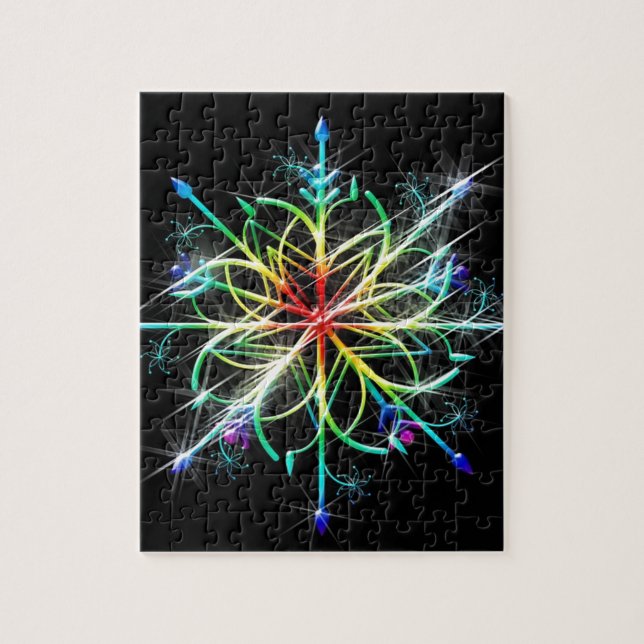Retro Colored Star (Vertikal)