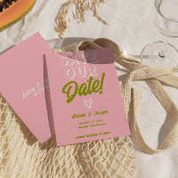 Retro Colorful Funky Bold Fun Einzigartige Hochzei