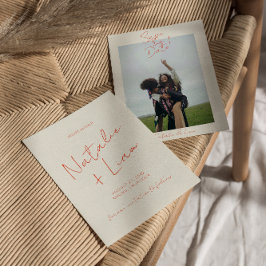 Retro Colorful Whimsical Funky Fun Einzigartige Ho Save The Date